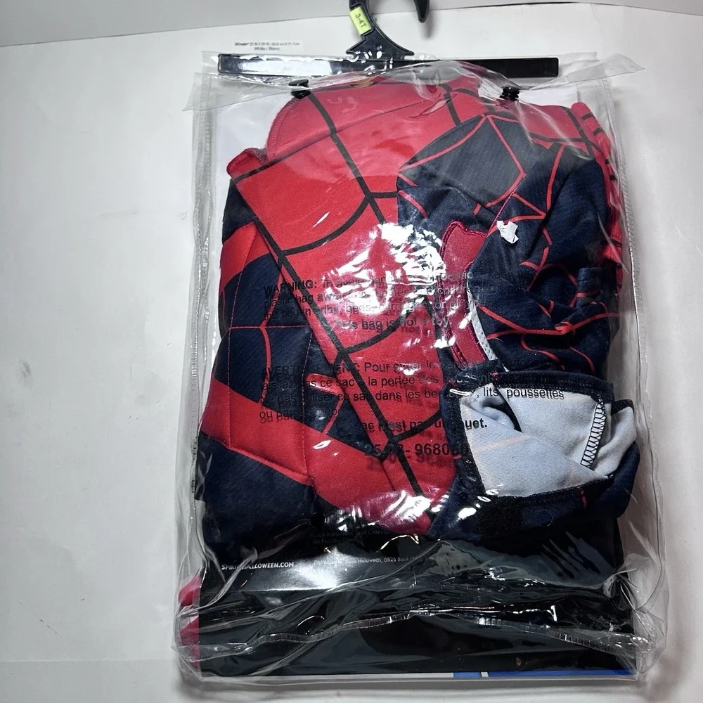 Spirt Halloween Toddler Spider Man 3T-4T Spin Muscle Suit Costume Spidey - Picture 3 of 6